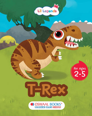 Lil Legends Padded Board Book for Kids | I am a T-Rex | Illustrated Dinosaur Book for Toddlers | Durable Early Learning Book | Age 2–5 Years | Padded Cover Edition