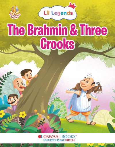 Oswaal Lil Legends Panchatantra Stories for Kids Age 2+ Years - The Brahmin and Three Crooks | Short Illustrated English Bedtime Stories with Colourful Pictures | Picture Book for Early Readers