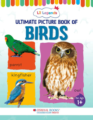 Lil Legends Picture Book for Kids Age 1+ Years - Learn About Birds | Early Learning Illustrated Book with Colourful Pictures | First Words Book for Toddlers & Preschoolers