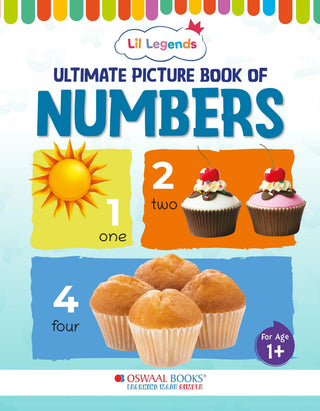 Lil Legends Picture Book for Kids Age 1+ Years - Learn About Numbers (1,2,3) | Early Learning Illustrated Book with Colourful Pictures | First Counting Book for Toddlers & Preschoolers