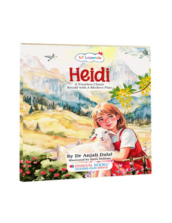 Lil Legends Re-Imagined Classics for Kids | Heidi | Illustrated Classic Story Book | Vocabulary, Imagination & Reading Skills | Picture Book | Age 5+ Years
