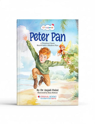 Lil Legends Re-Imagined Classics for Kids | Peter Pan | Illustrated Classic Story Book | Vocabulary, Imagination & Moral Values | Picture Book | Age 7+ Years | Paperback Edition