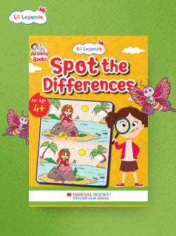 Lil Legends Spot the Difference Book for Kids Age 4+ Years - Interactive Learning Activity Book | Fun Puzzles to Boost Observation, Concentration & Critical Thinking | Brain Games for Children