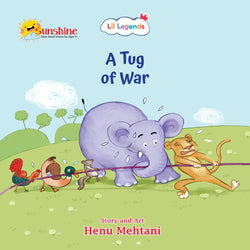 Lil Legends Sunshine Series - A Tug of War | Illustrated Boardbooks Story Book for Kids Age 4+ Years | Fun Tales for Teamwork, Cooperation & Early Learning
