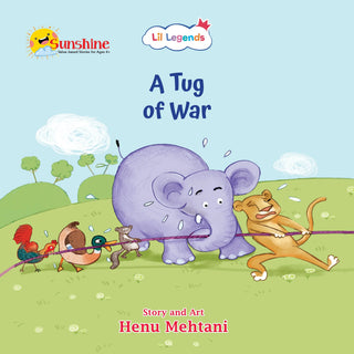 Lil Legends Sunshine Series - A Tug of War | Illustrated Boardbooks Story Book for Kids Age 4+ Years | Fun Tales for Teamwork, Cooperation & Early Learning