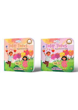 Lil Legends Tulip Tunes - Rhymes That Bloom Smiles | Early Literacy Picture Book Set of 2 Rhyme Books for Kids | Age 4 & 5 Years | Reading Readiness & Confidence