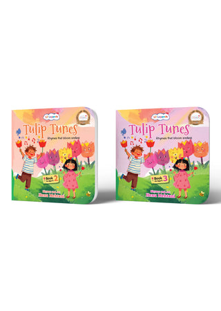 Lil Legends Tulip Tunes - Rhymes That Bloom Smiles | Early Literacy Picture Book Set of 2 Rhyme Books for Kids | Age 4 & 5 Years | Reading Readiness & Confidence
