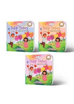 Lil Legends Tulip Tunes - Rhymes That Bloom Smiles | Early Literacy Picture Book Set of 3 Rhyme Books for Kids | Age 3-5 Years | Phonemic Awareness & Reading Readiness