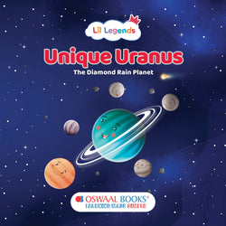 Lil Legends Unique Uranus The Diamond Rain Planet Book for Kids | Illustrated Space Boardbook | Learn About Uranus with Bright Pictures & Facts | Science Picture Book | Age 3+ Years