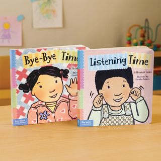 Listening & Goodbye Time (Toddler Tools Series) — 2 Board Books for Toddlers (Ages 1–3 yrs) | Build Social Skills & Smooth Transitions | by Free Spirit Publishing