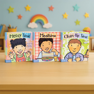 Mealtime & Clean-Up Set (Toddler Tools Series) — 3 Board Books for Toddlers (Ages 1–3 yrs) | Build Healthy Routines & Habits | by Free Spirit Publishing