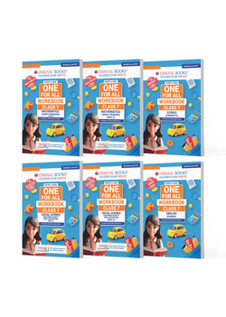 NCERT & CBSE One For All Workbook For Class 7 | Mathematics Part-1 & Part-2| Science | Social Science Part-1 & Part-2 | English | Updated As Per NCF | MCQ's | VSA | SA | LA | Set Of 6 Books | For Latest Exam