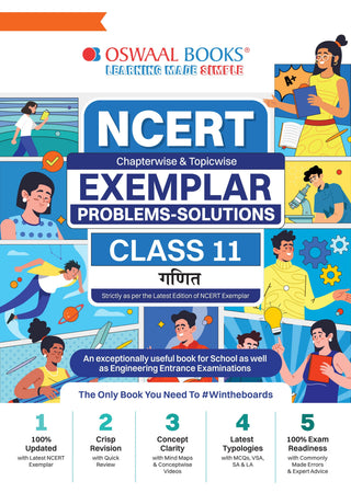 NCERT Chapterwise & Topicwise Exemplar Problems - Solutions Class 11 Ganit