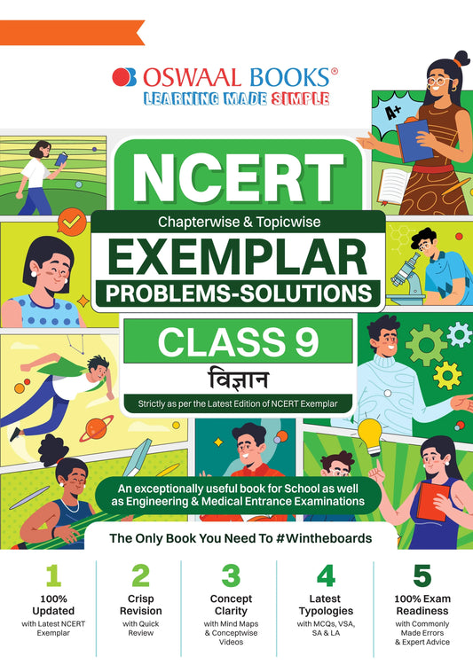 NCERT Chapter-wise & Topic-wise Exemplar Problems - Solutions Class 9 Vigyan