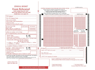 CBSE Class 10 Exam Practice Answer Booklet (Pack of 10) | Official Horizontal Format, 22x27.5 cm | 34 Single Line Ruled Pages | Ideal for Class 10 Board Exams & Pre-Boards Preparation
