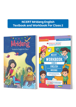 NCERT Mridang English Textbook and Workbook For Class 2 | Updated NCERT Pattern | Includes Mind Maps & Revision notes |Teachers Manual (Set of 2 books) Latest Exam