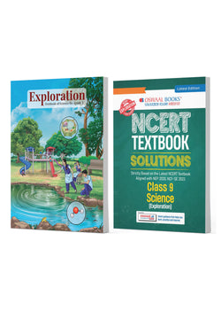 NCERT Science - Exploration Textbook and Textbook Solutions Supplement Class 9 (Set of 2 Books) (Latest NCERT) | Revision Notes & Exercise Questions