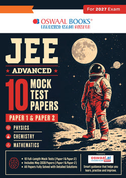 Oswaal JEE Advanced | 10 Mock Test Papers (Paper 1 & 2) | Based on Latest Exam Trends & Pattern | Includes 2026 May Fully Solved Papers with Detailed Solutions
