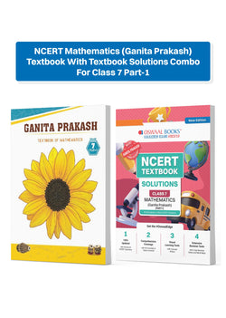 NCERT Mathematics (Ganita Prakash) Textbook Solutions for Class 7 | Set of 2 Books | Covered Concept, Mind Maps, Mock Papers (Latest NCERT Pattern)