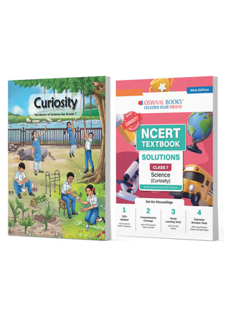 NCERT Science (Curiosity) Textbook Solutions for Class 7 | Set of 2 Books | Covered Concept, Mind Maps, Mock Papers (Latest NCERT Pattern)