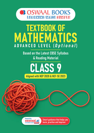 Textbook of Mathematics at Advanced level based on the latest CBSE Syllabus & Guidelines Class 9