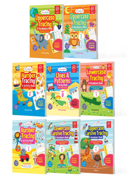 Lil Legends Complete Handwriting Journey | 8 Books | Lines and Patterns to Cursive | Uppercase, Lowercase and Number Tracing | India's First Pre-Writing Programme | Age 2+
