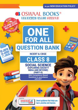 CBSE Class-8 One for All Social Science Part-2 (Exploring Society: India and Beyond) For 2026-27 Exam | As Per Latest NCERT & CBSE Syllabus | Chapter-wise Question Bank, Revision Notes, Theory