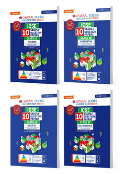 ICSE | 10 Sample Question Papers | Class 10 (Set of 4 Books) | Physics, Chemistry, Biology & Maths (For 2027 Exam) | Includes – Board Paper 2026 & Specimen 2027