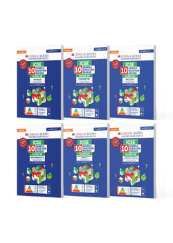 ICSE | 10 Sample Question Papers | Class 10 (Set of 6 Books) | Physics, Chemistry, Biology, Maths, English Paper 1 & 2 (For 2027 Exam) | Includes – Board Paper 2026 & Specimen 2027