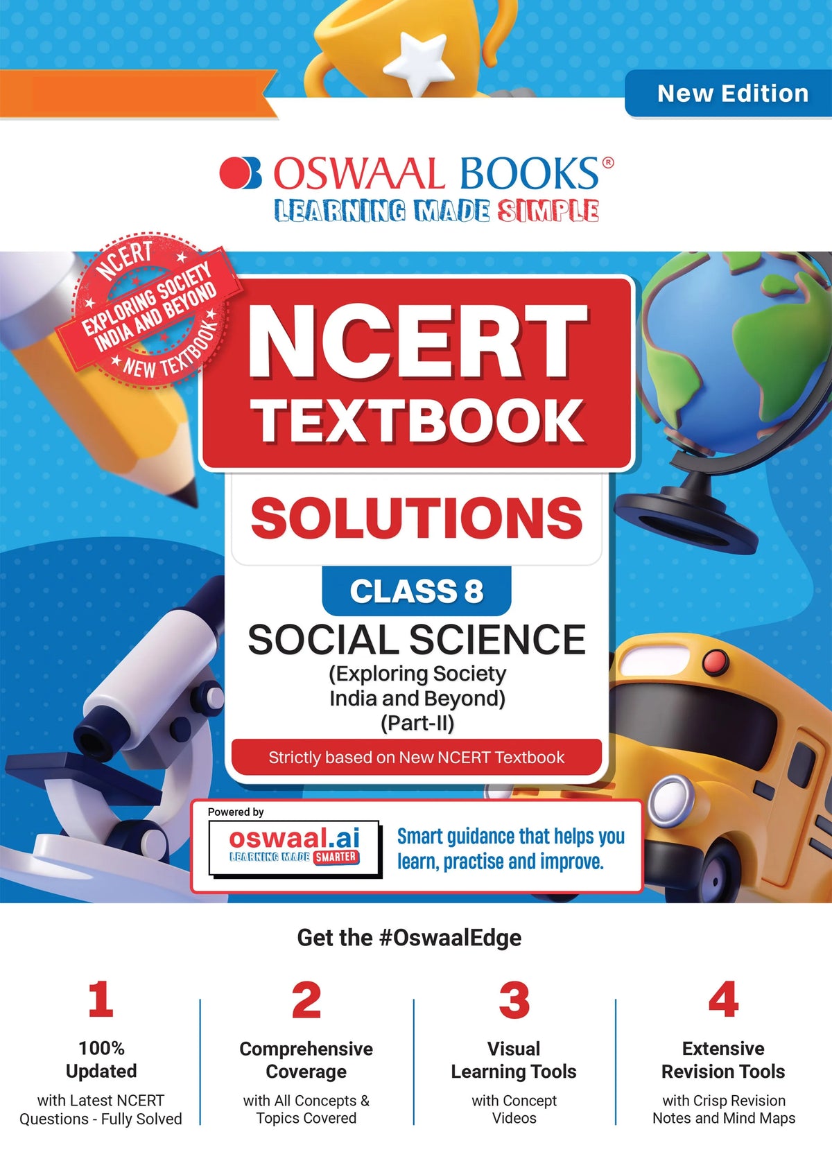 NCERT Textbook Solutions Social Science Part-2 Class 8 | For CBSE 2026-27 Exam | Based on Latest NCERT Exploring Society India and Beyond | With Objective & Subjective Questions for Practice