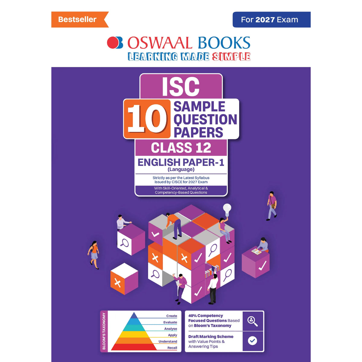 ISC | 10 Sample Question Papers | Class 12 | English Paper-1(Language) (For 2027 Exam) Updated Version | With Oswaal AI