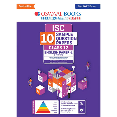 ISC | 10 Sample Question Papers | Class 12 | English Paper-1(Language) (For 2027 Exam) Updated Version | With Oswaal AI