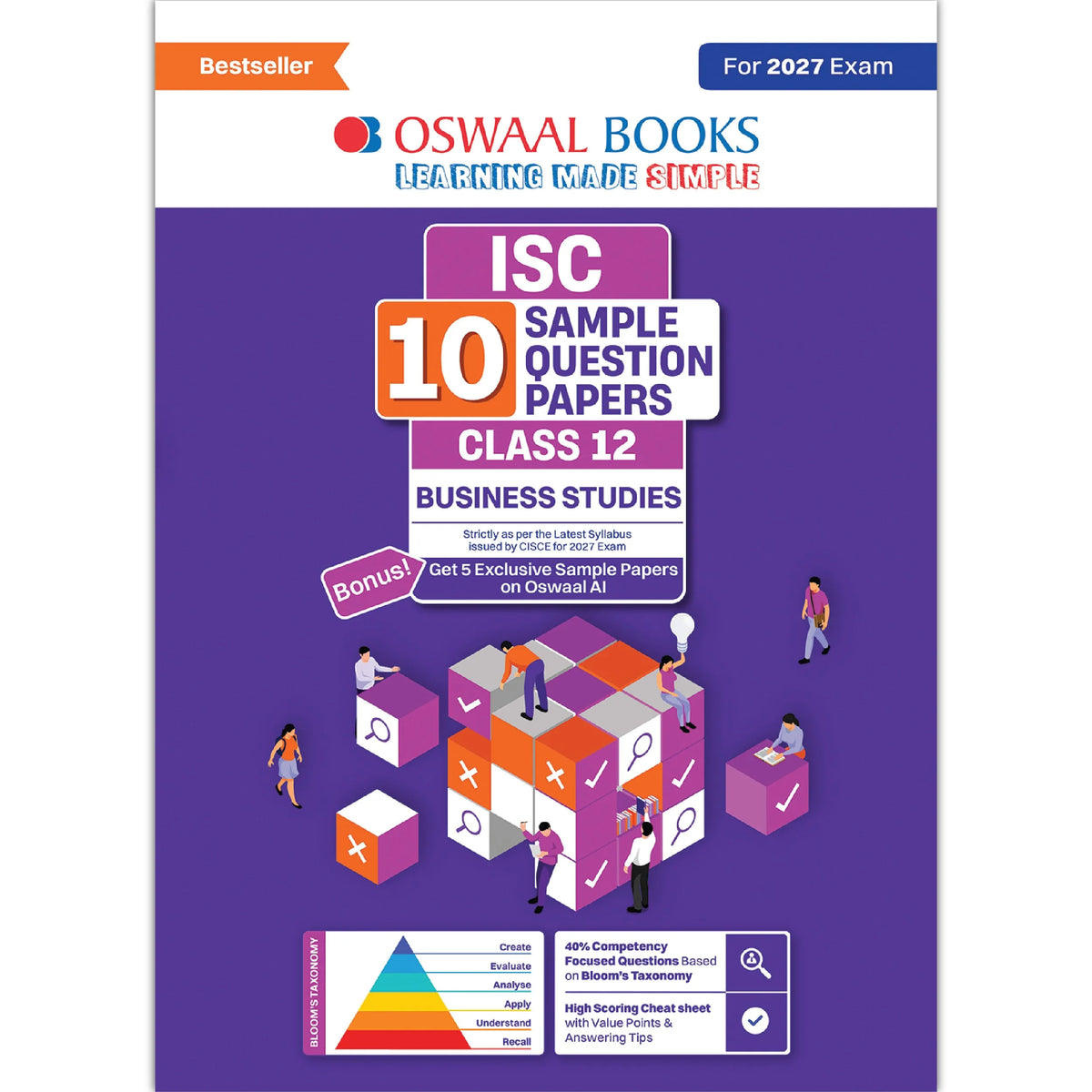 ISC | 10 Sample Question Papers | Class 12 | Business Studies (For 2027 Exam) Updated Version | With Oswaal AI