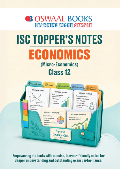 ISC | Topper Notes | Class 12 | Economics with Oswaal.ai