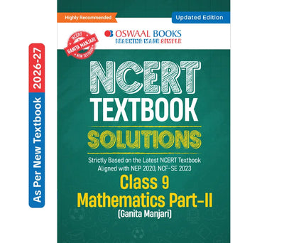 CBSE NCERT Class 9 Textbook Solutions Mathematics Part-2 (Ganita Manjari) (Latest NCERT) | Revision Notes, Mind Maps, Solved Intext & Exercise Questions | Oswaal AI