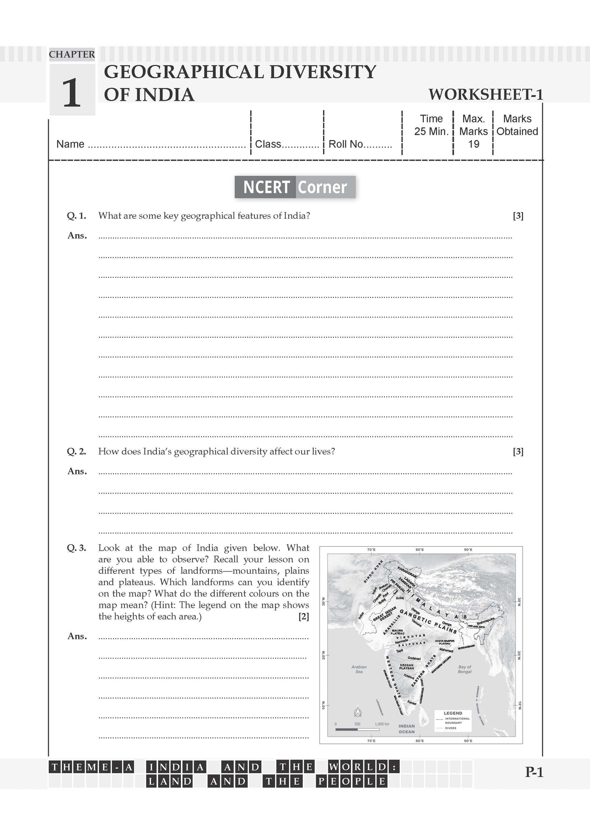 Oswaal One For All Workbook Class 7 Social Science Part-1 | NCERT & CBSE | Latest Exploring Society: India and Beyond | NCF Compliant | Competency-Based Assessment, Concept Building & Map Practice