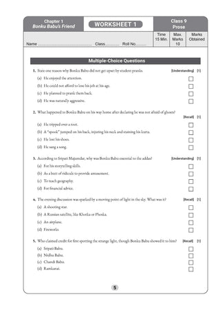 Oswaal ICSE Treasure Chest Workbook for Classes 9 & 10 | English Literature-Paper-2 | Chapter-wise Worksheets with Solutions | Latest CISCE Pattern | For 2027 Exam | With Oswaal AI