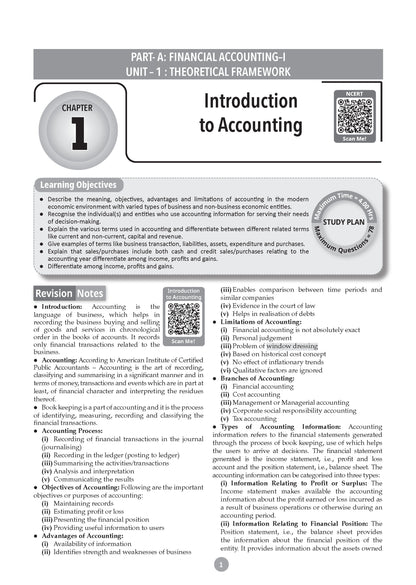 CBSE Class 11 Accountancy Question Bank | Chapter & Topic-wise Solved Papers (2017-2026) | Based on Latest Syllabus (April 2026) | Includes 2026 Papers | For 2027 Exam