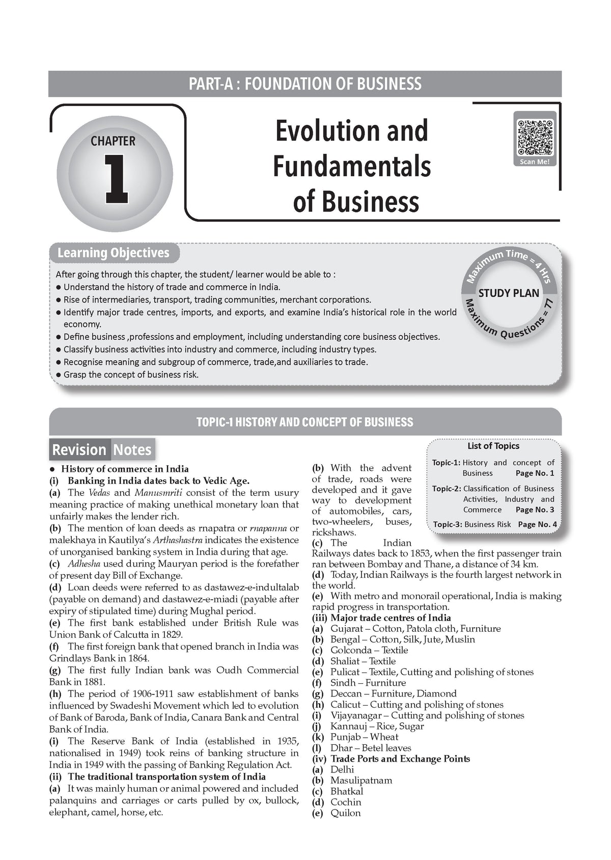 CBSE Class 11 Business Studies Question Bank | Chapter & Topic-wise Solved Papers (2017-2026) | Based on Latest Syllabus (April 2026) | Includes 2026 Papers | For 2027 Exam