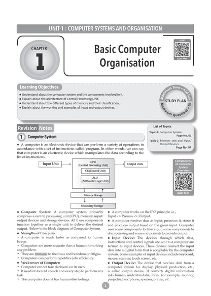 CBSE Class 11 Computer Science Question Bank | Chapter & Topic-wise Solved Papers (2017-2026) | Based on Latest Syllabus (April 2026) | Includes 2026 Papers | For 2027 Exam