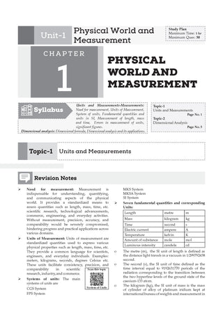 Class 11 ISC Physics Question Bank | Chapter-wise & Topic-wise with Competency Based Questions | For 2027 Exam | Self-Assessment Papers | Revision Notes