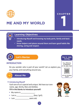 One for All Workbook Class 1 General Knowledge | 45+ Concept-wise Perforated Worksheets | Based on NCERT | NEP 2020 & NCF 2023 Aligned | For CBSE & State Boards | Builds Concept Clarity & Scientific Skills
