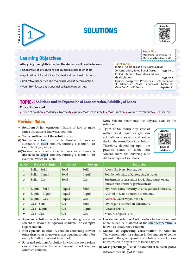 CBSE Question Bank Chapterwise and Topicwise SOLVED PAPERS Class 12 Chemistry For Exam 2026