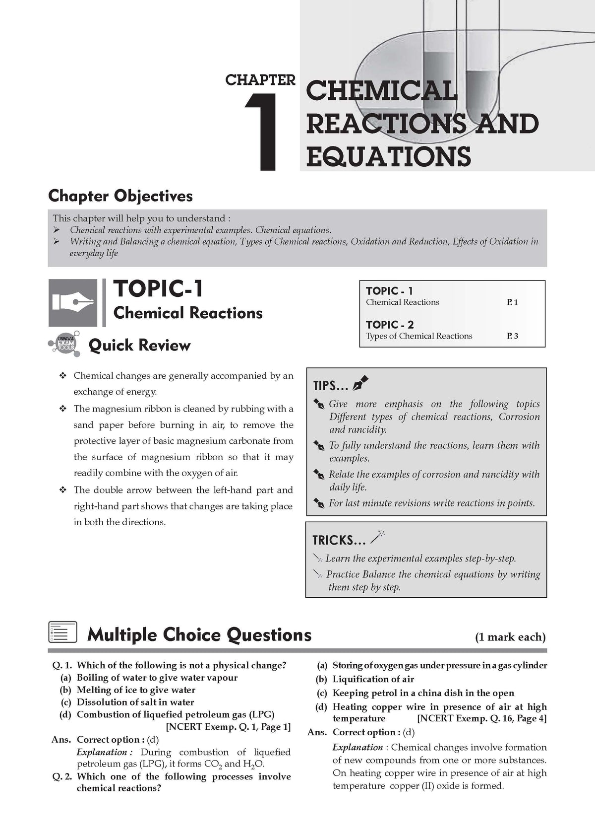 NCERT Exemplar (Problems - Solutions) Class 10 Science Book For Latest Board Exams