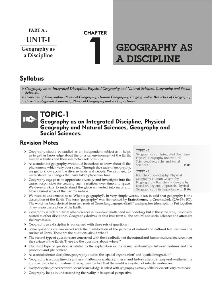 CBSE Question Bank Class 11 Geography For 2026 Exam