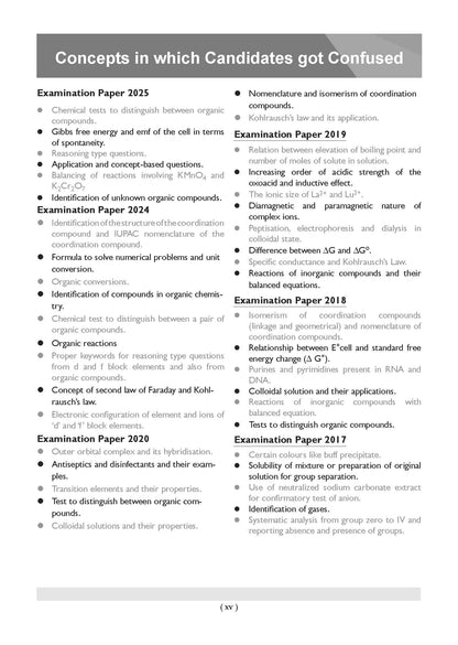 Class 12 ISC Chemistry Question Bank (2017-2026) | Chapter-wise & Topic-wise with Competency Based Questions | For 2027 Exam | With Solved 2026 Board Paper | Self-Assessment Papers