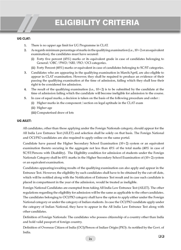 CLAT (UG) & AILET| Year-wise| 10 Previous Solved Papers| CLAT (UG) (2021-2024) & AILET (2021-2024)| For 2026 Admission Test