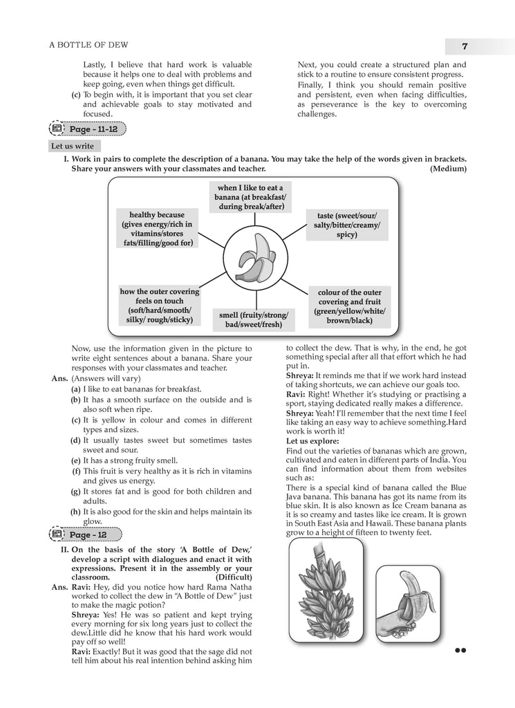 NCERT Textbook Solution Class 6 English (New Edition)