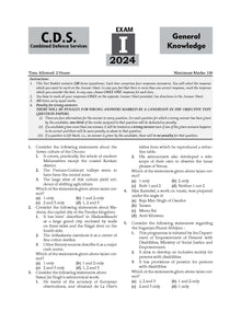 CDS (Combined Defence Services) Chapter-wise & Topic-wise 11 Years' Solved Papers 2014-2024 (II) | General Knowledge | For 2025 Exam