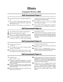 CBSE Sample Question Papers Class 11 Computer Science Book (For 2025 Exam)